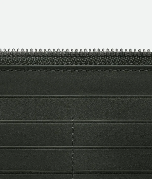 Bottega Veneta Intrecciato Zip Around Wallet> Long Wallets