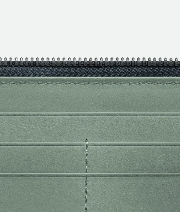 Bottega Veneta Intrecciato Zip Around Wallet> Long Wallets
