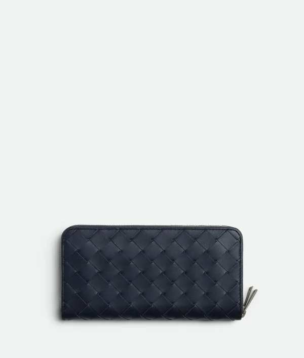 Bottega Veneta Intrecciato Zip Around Wallet> Long Wallets