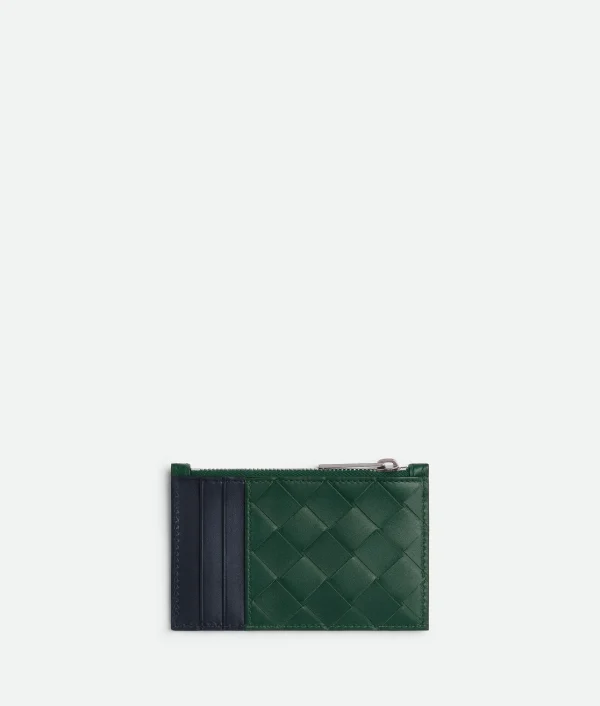 Bottega Veneta Intrecciato Zippered Card Case> Card Cases