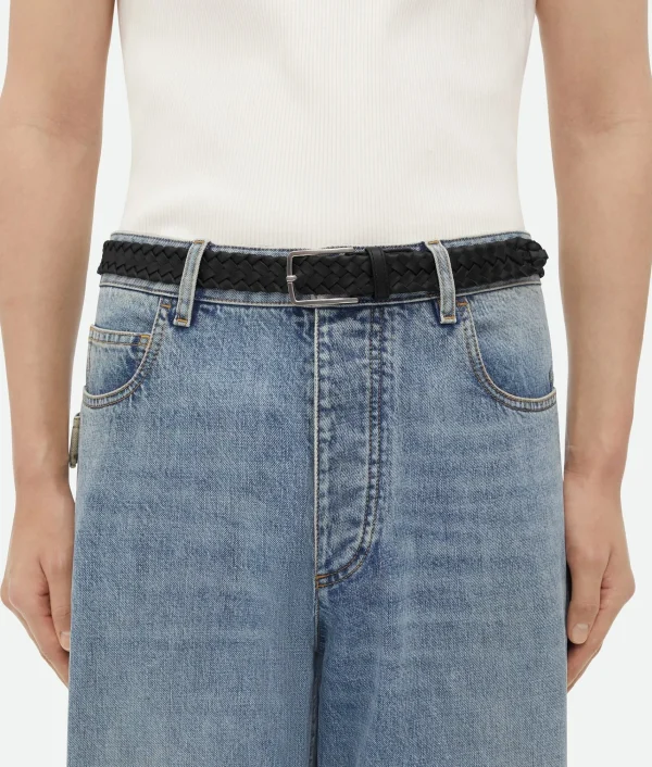 Bottega Veneta Intreccio Cabat Belt> Belts