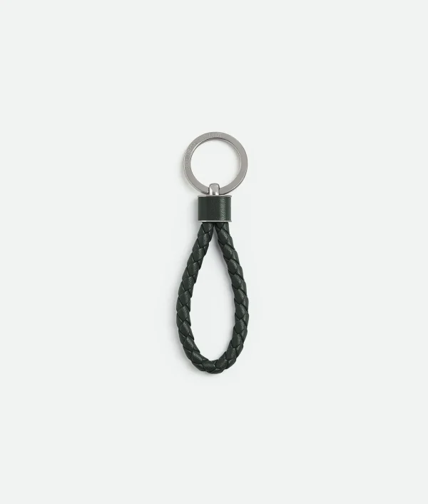 Bottega Veneta Intreccio Key Ring> Key Rings