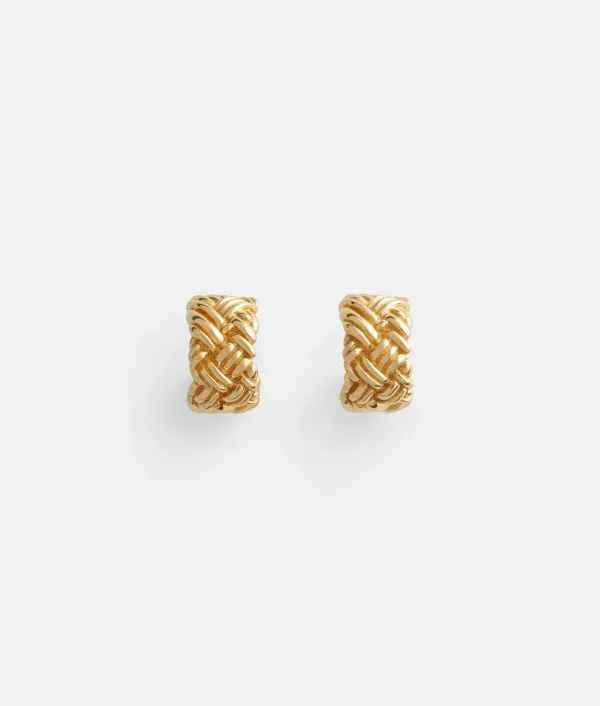 Bottega Veneta Intreccio Large Earrings>Women Earrings