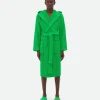 Bottega Veneta Intreccio Pattern Cotton Bathrobe> Bathrobes And Towels