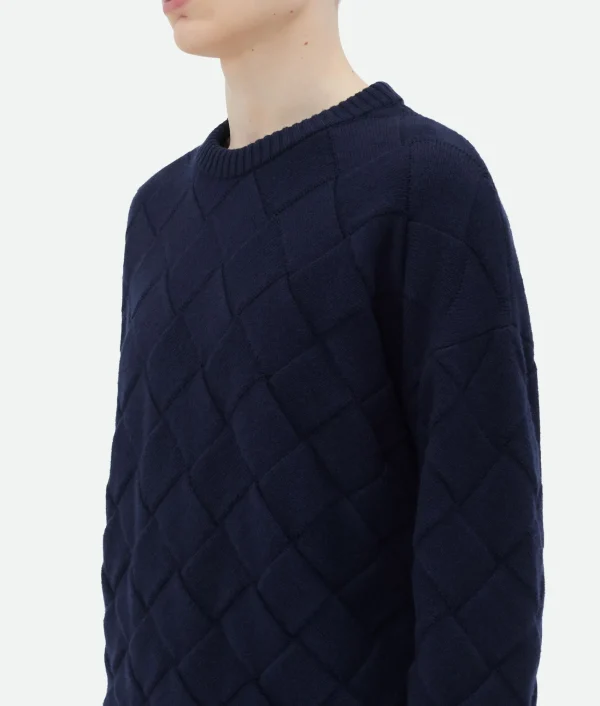 Bottega Veneta Intreccio Wool Jumper> Knitwear