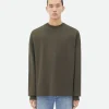 Bottega Veneta Jersey Oversized Long Sleeve T-Shirt> T-Shirts