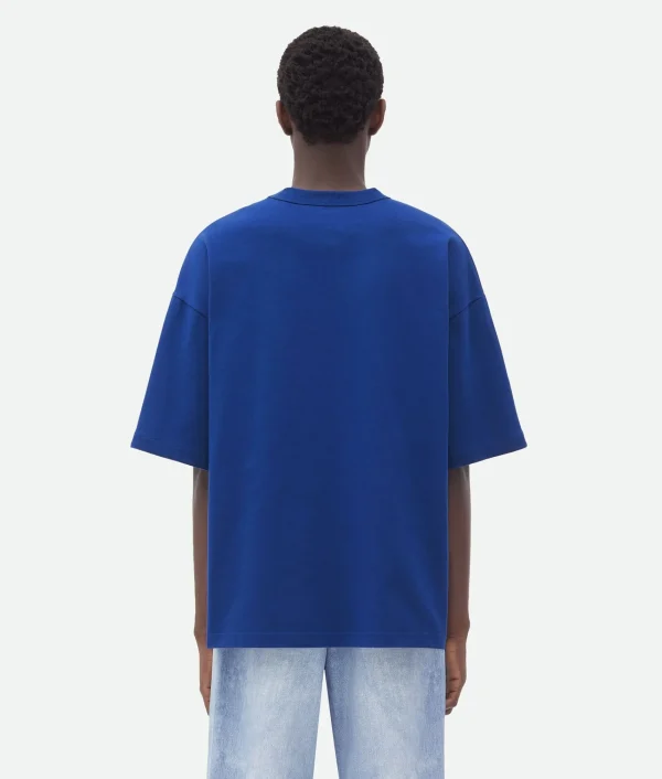 Bottega Veneta Jersey T-Shirt With V Pocket> T-Shirts