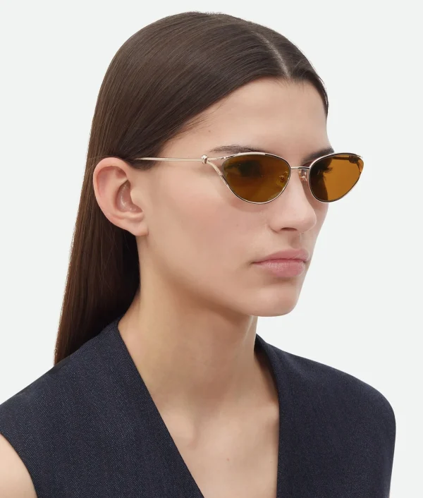 Bottega Veneta Knot Cat Eye Sunglasses>Women Sunglasses | Sunglasses