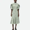 Bottega Veneta Knotted Viscose Dress>Women Dresses