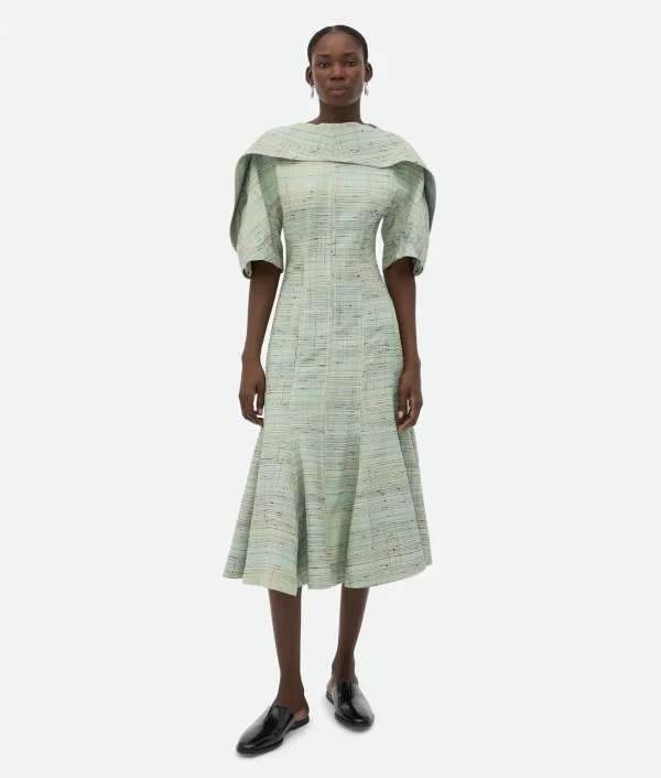 Bottega Veneta Knotted Viscose Dress>Women Dresses