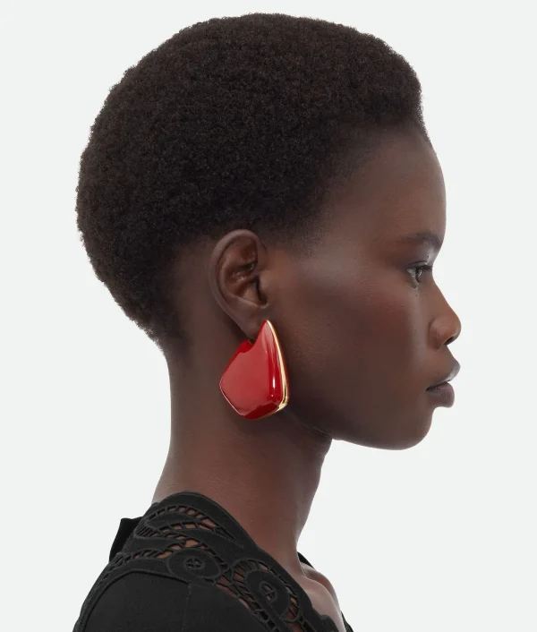 Bottega Veneta Large Fin Earrings>Women Earrings