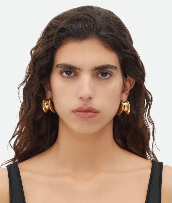 Bottega Veneta Large H Beam Earrings>Women Earrings