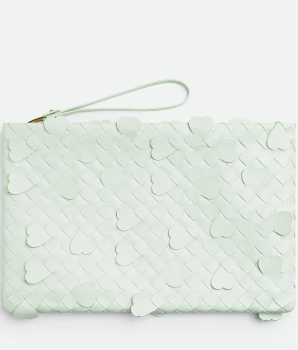 Bottega Veneta Large Intrecciato Flat Pouch>Women Pouches