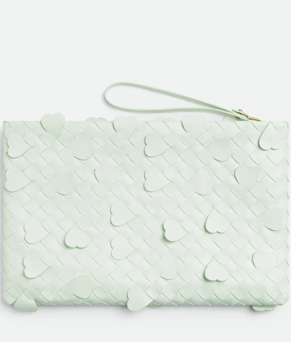 Bottega Veneta Large Intrecciato Flat Pouch>Women Pouches