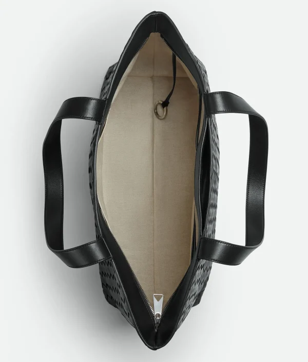 Bottega Veneta Large Intrecciato Zipped Tote> Shopper