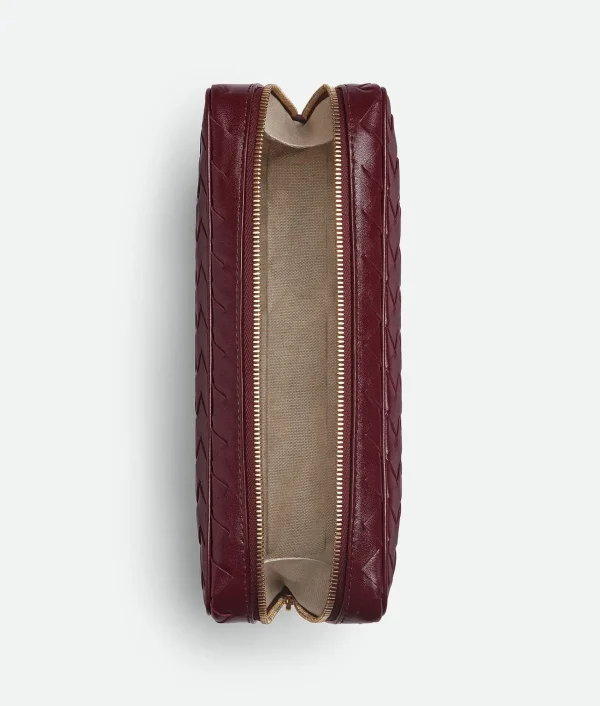 Bottega Veneta Large Intrecciato Zippered Pouch>Women Pouches And Travel Accessories