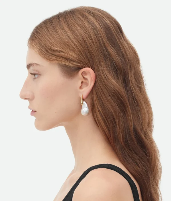 Bottega Veneta Large Pearl Earrings>Women Earrings