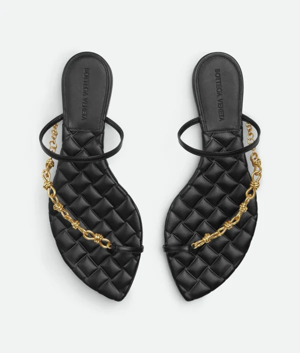 Bottega Veneta Leaf Flat Sandal>Women Sandals