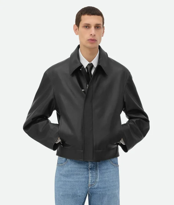 Bottega Veneta Leather Blouson> Leather | Jackets