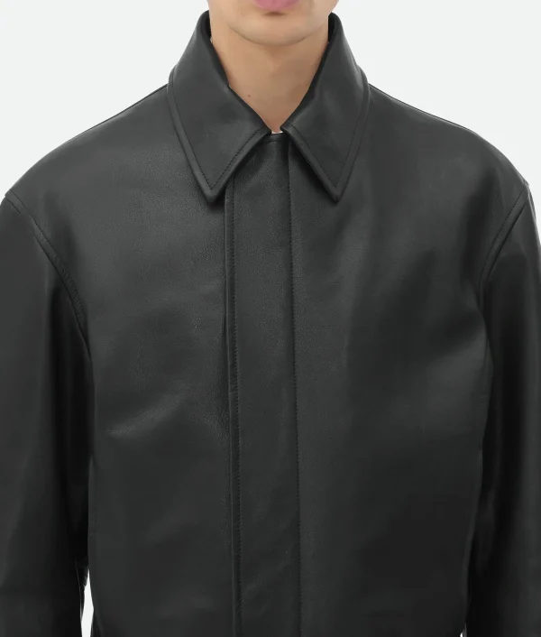 Bottega Veneta Leather Blouson> Leather | Jackets