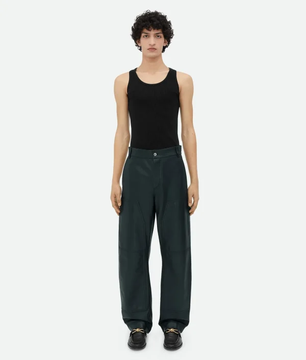 Bottega Veneta Leather Cargo Trousers> Trousers And Shorts | Leather