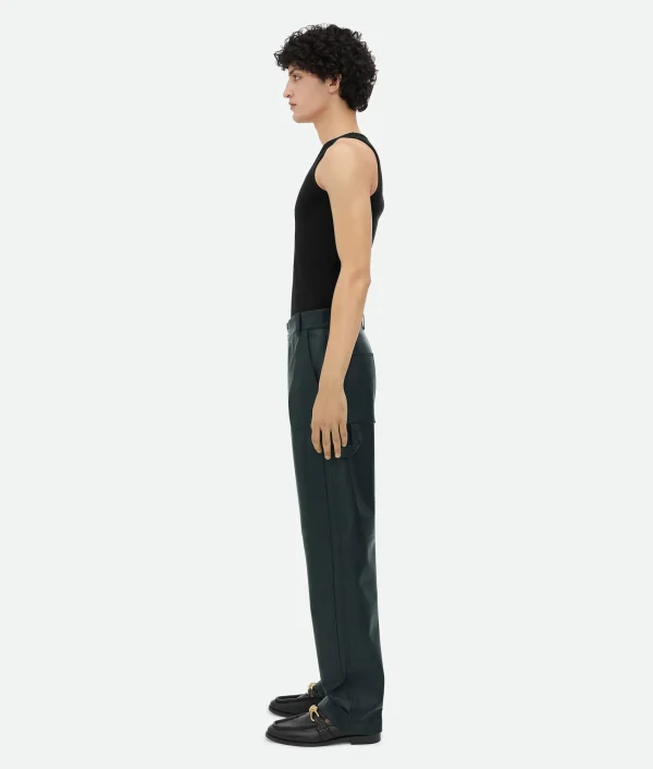 Bottega Veneta Leather Cargo Trousers> Trousers And Shorts | Leather
