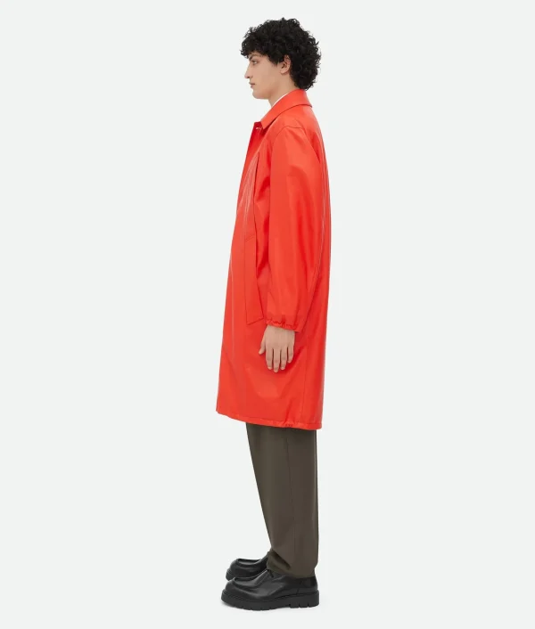Bottega Veneta Leather Coat> Coats