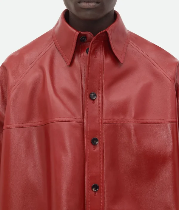 Bottega Veneta Leather Oversized Blouson> Leather