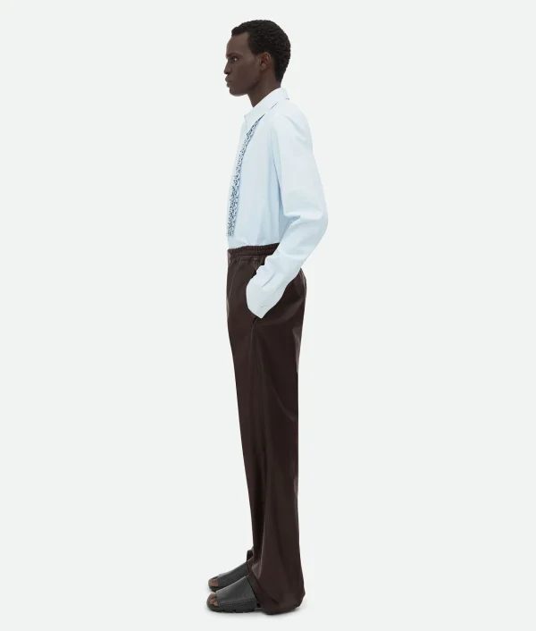 Bottega Veneta Leather Trousers> Trousers And Shorts | Leather
