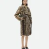 Bottega Veneta Leopard Print Shearling Coat>Women Coats