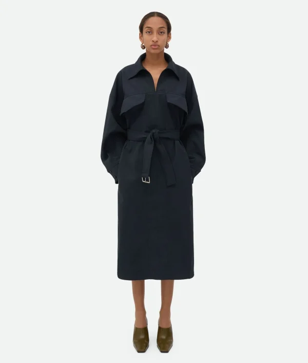 Bottega Veneta Light Cotton Frise Dress>Women Dresses