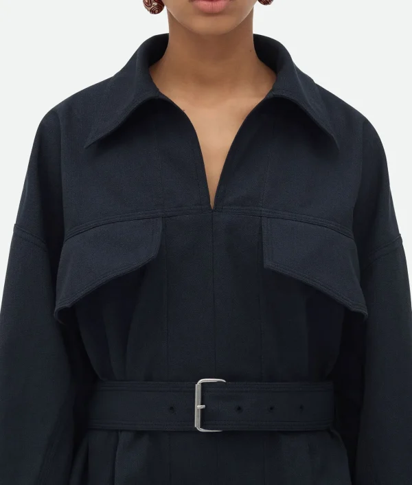 Bottega Veneta Light Cotton Frise Dress>Women Dresses