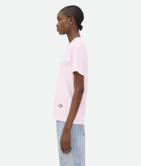 Bottega Veneta Light Cotton Jersey T-Shirt>Women Tops And T-Shirts