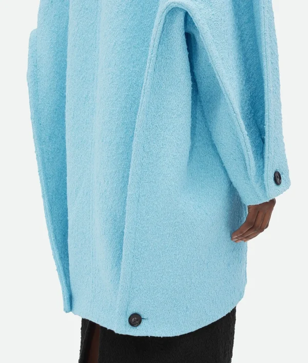 Bottega Veneta Light Cotton Tweed Cocoon Coat>Women Coats
