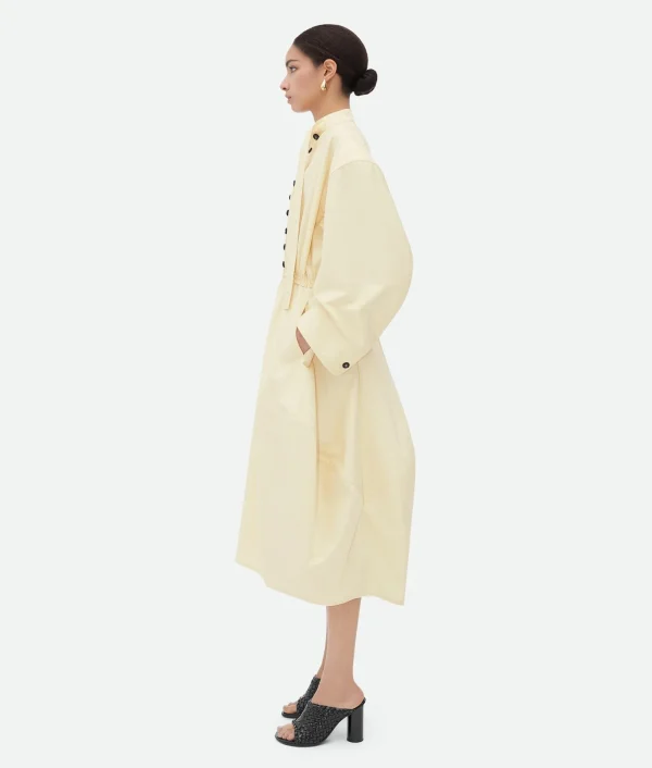 Bottega Veneta Light Cotton Twill Balloon Dress>Women Dresses