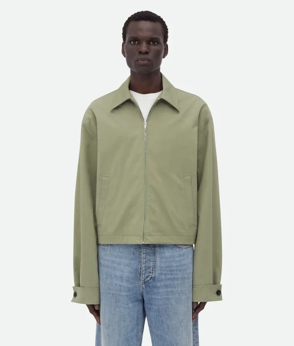 Bottega Veneta Light Cotton Twill Blouson> Coats