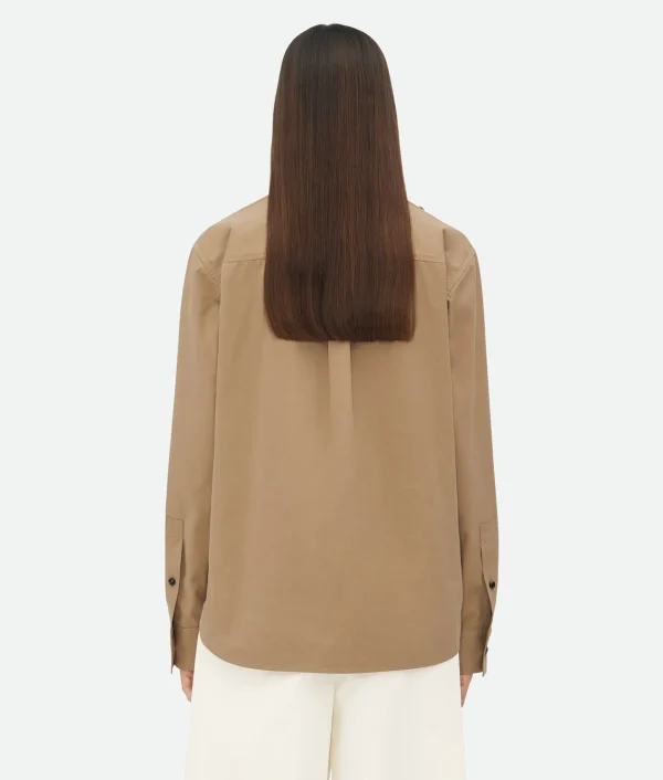 Bottega Veneta Light Cotton Twill Shirt>Women Shirts