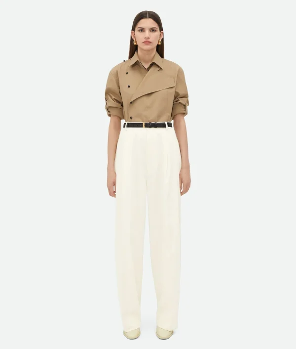Bottega Veneta Light Cotton Twill Shirt>Women Shirts