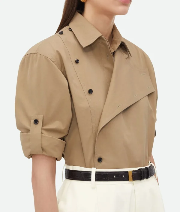 Bottega Veneta Light Cotton Twill Shirt>Women Shirts