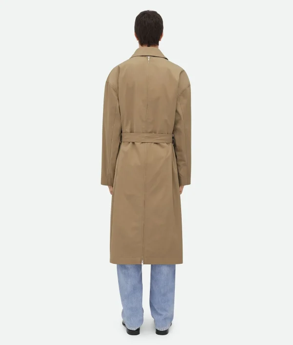 Bottega Veneta Light Cotton Twill Trench Coat> Coats