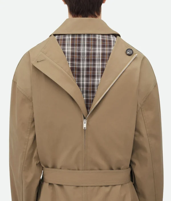 Bottega Veneta Light Cotton Twill Trench Coat> Coats