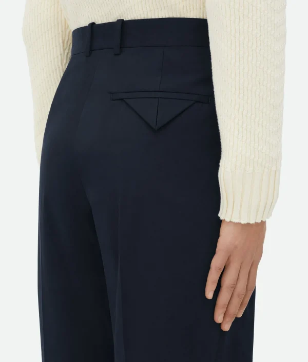 Bottega Veneta Light Cotton Twill Trousers> Trousers And Shorts