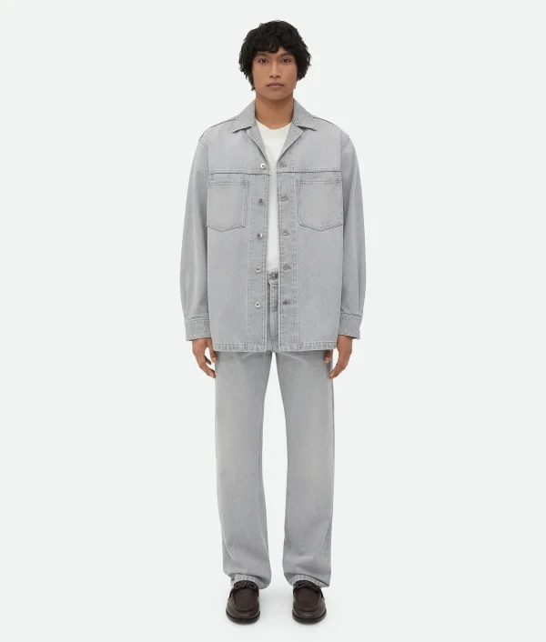Bottega Veneta Washed Denim Shirt> Shirts | Denim