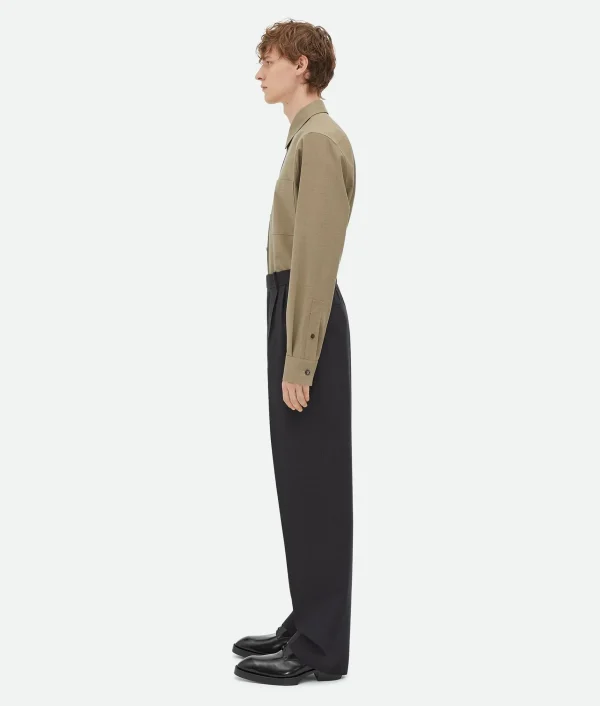 Bottega Veneta Light Tailored Wool Trousers> Trousers And Shorts