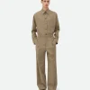 Bottega Veneta Light Tailored Wool Wide Leg Trousers> Trousers And Shorts