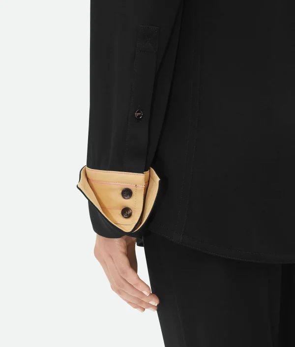 Bottega Veneta Matt Fluid Viscose Jersey Shirt>Women Shirts