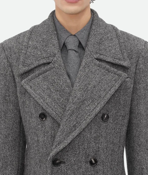 Bottega Veneta Melange Wool Coat> Coats