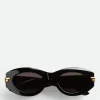 Bottega Veneta Mitre Oval Sunglasses>Women Sunglasses | Sunglasses