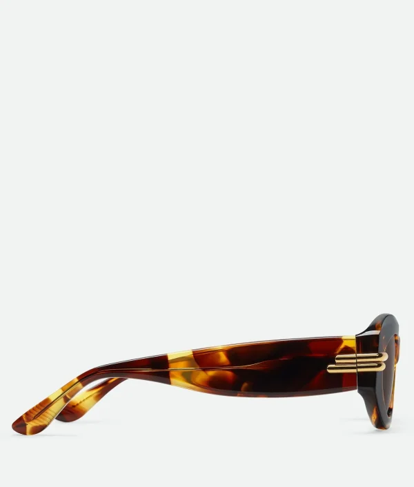 Bottega Veneta Mitre Oval Sunglasses>Women Sunglasses | Sunglasses