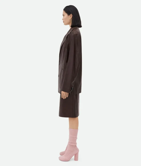 Bottega Veneta Nappa Leather Jacket>Women Jackets